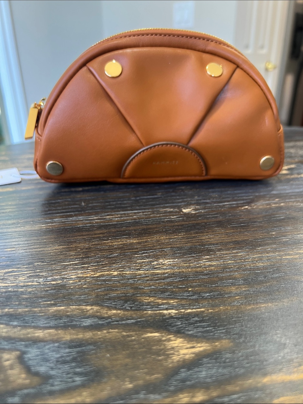 Hammitt Shelley Cosmetic Pouch with Gold Hardware